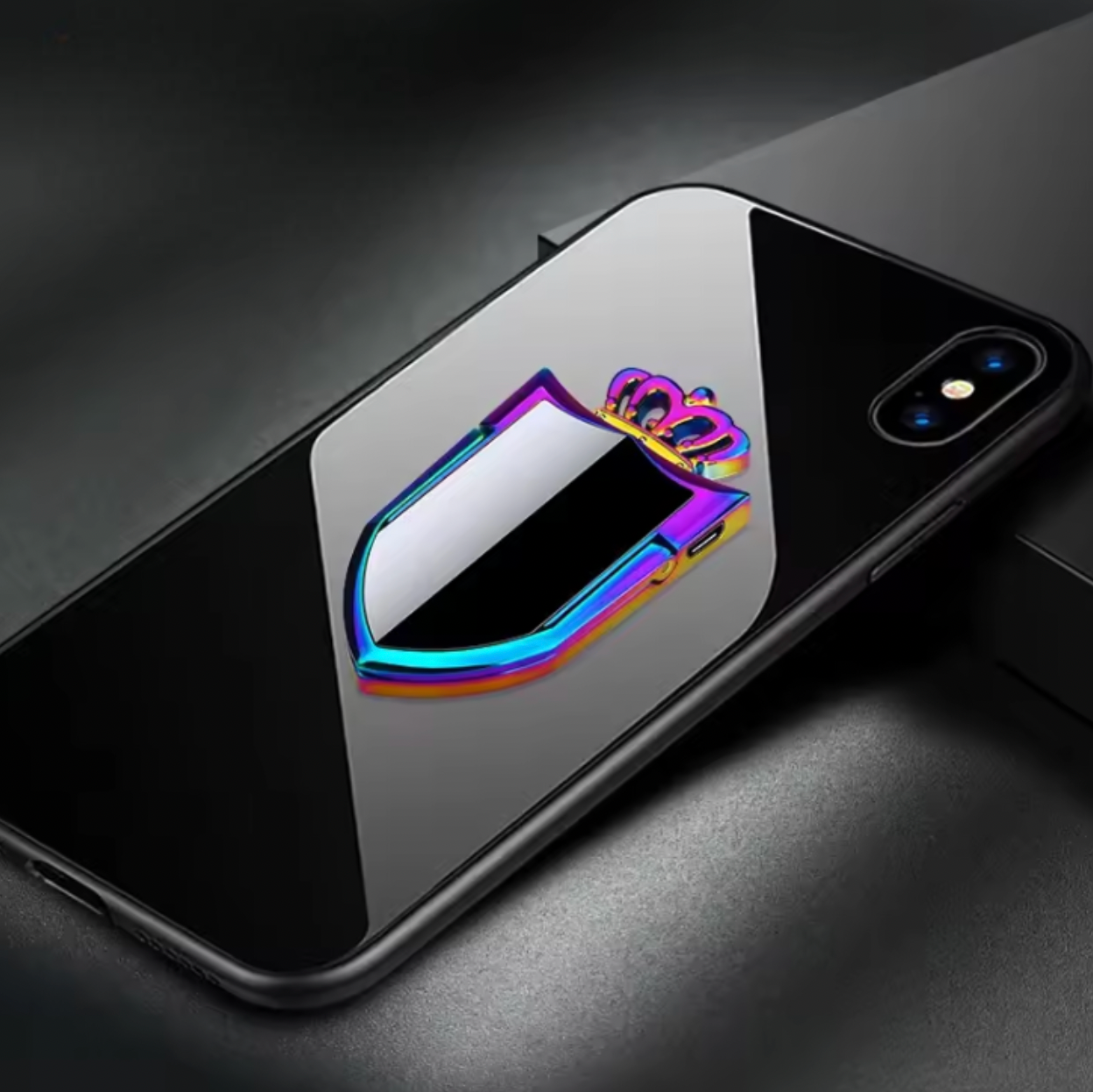 One Device, Two Functions: Rechargeable Lighter & Phone Holder